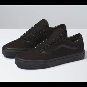 Vans Old Skool black on black Mens US Size 12